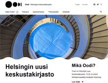 Tablet Screenshot of keskustakirjasto.fi